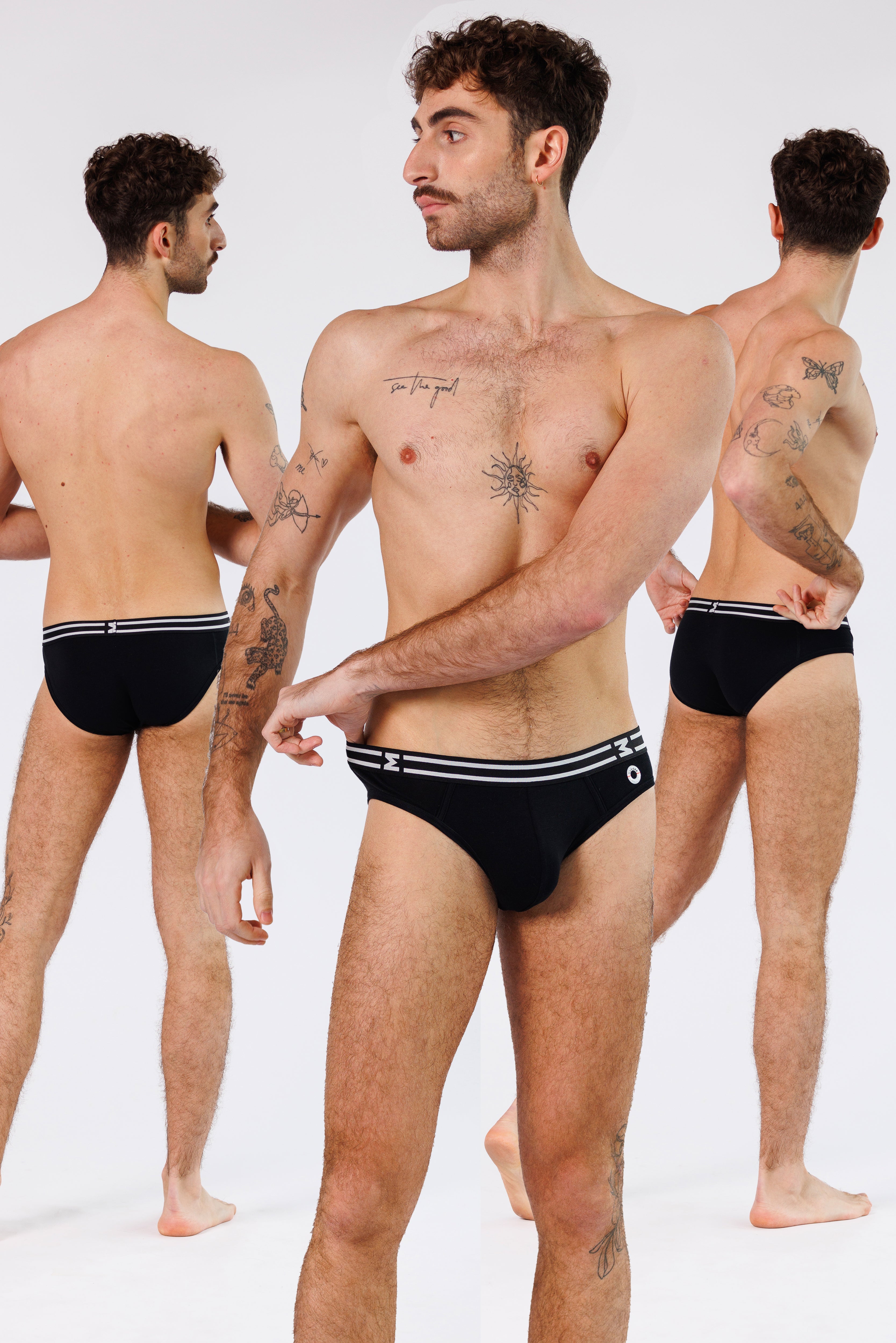 PACK 3 BRIEF DARK - 10% OFF