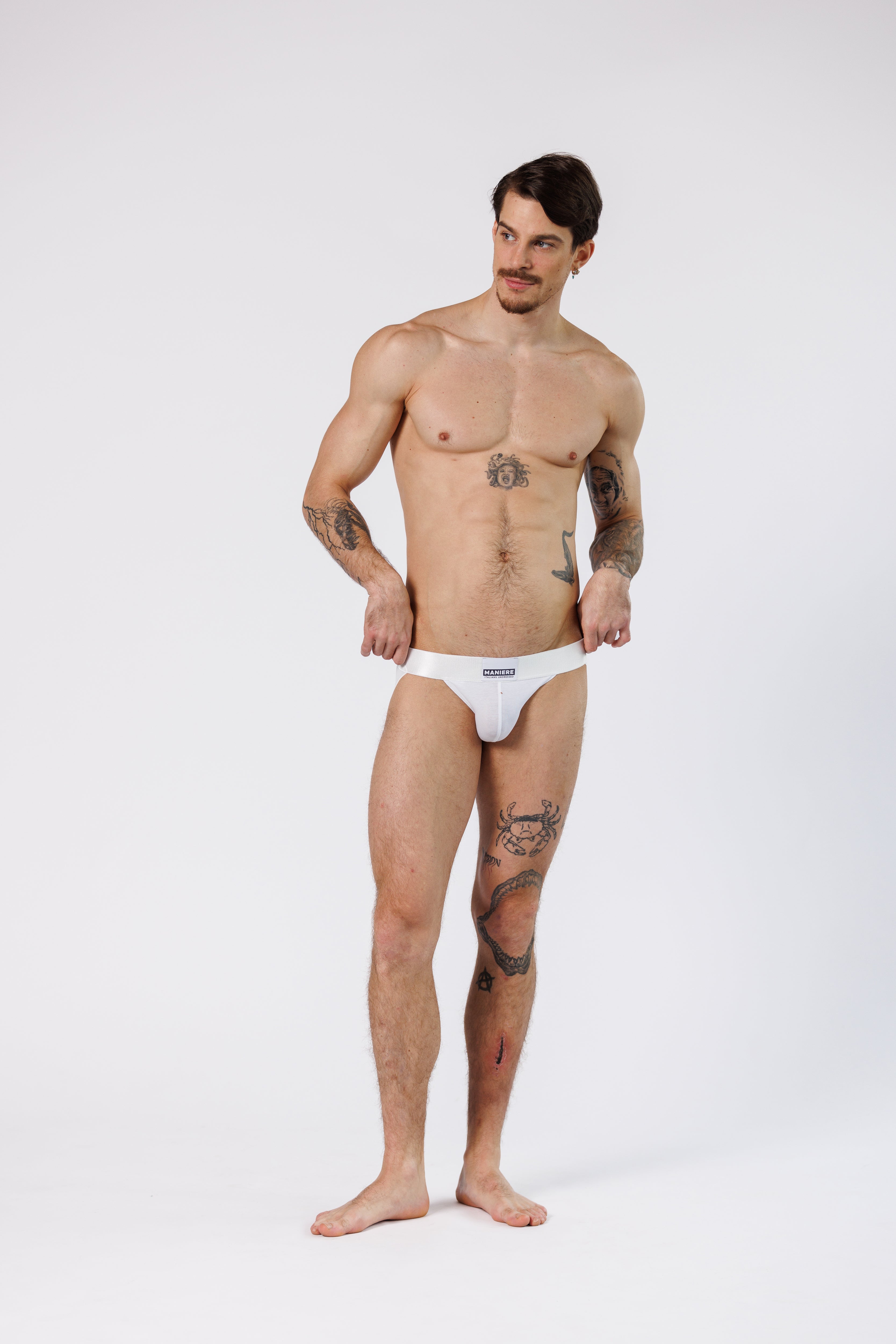 JOCKSTRAP MONOCHROME WHITE - 10% OFF