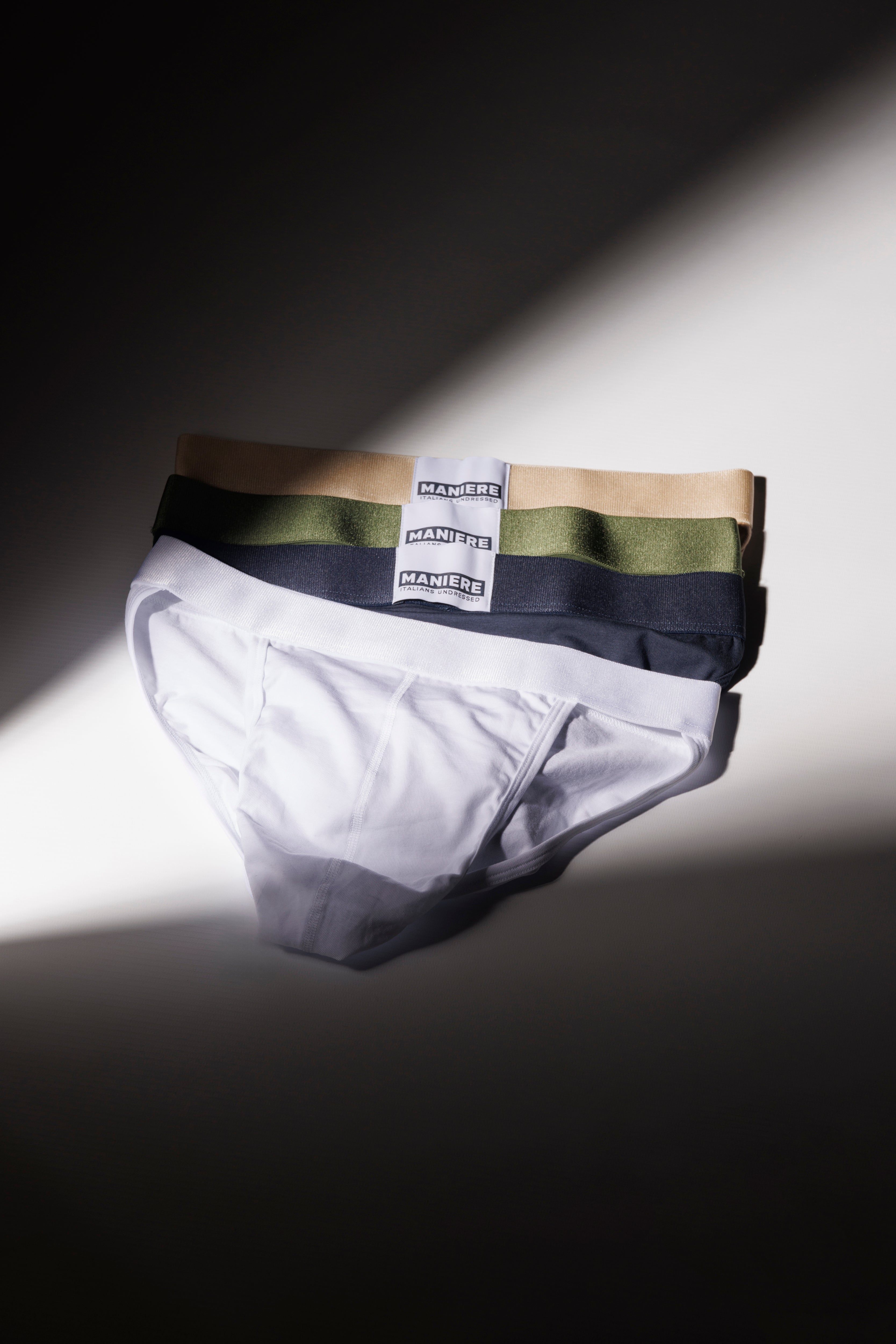 PACK 3 SQUAT BRIEFS MONOCHROME - 20% OFF