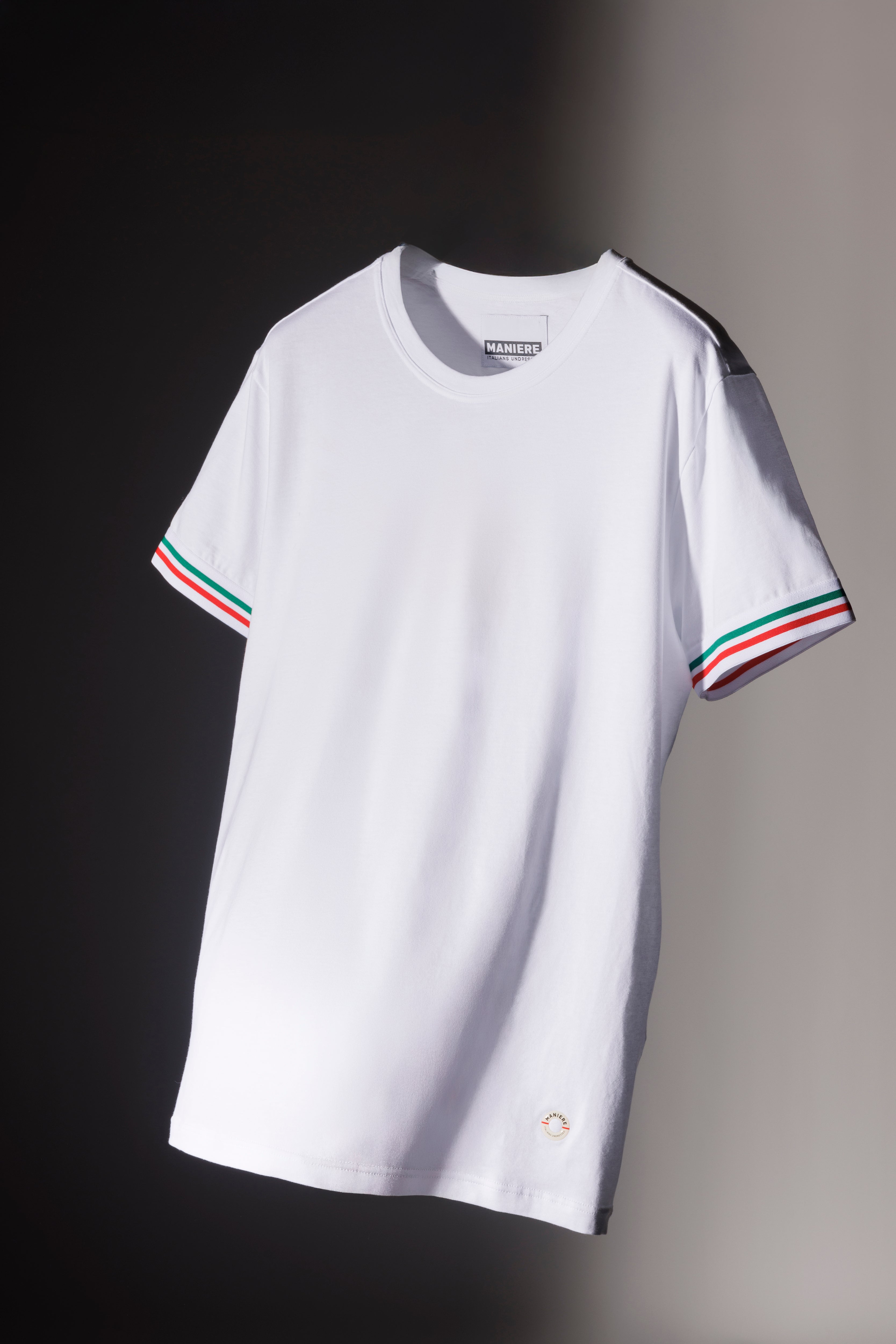 PACK T-SHIRT + BRIEFS TRICOLOR WHITE - 20% OFF