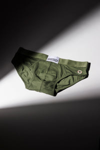 BRIEFS MONOCHROME GREEN