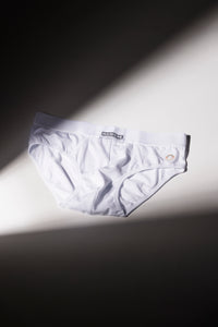 BRIEFS MONOCHROME WHITE