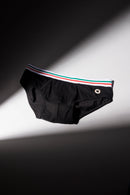 BRIEFS TRICOLOR BLACK