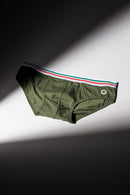 PACK T-SHIRT + BRIEFS TRICOLOR GREEN