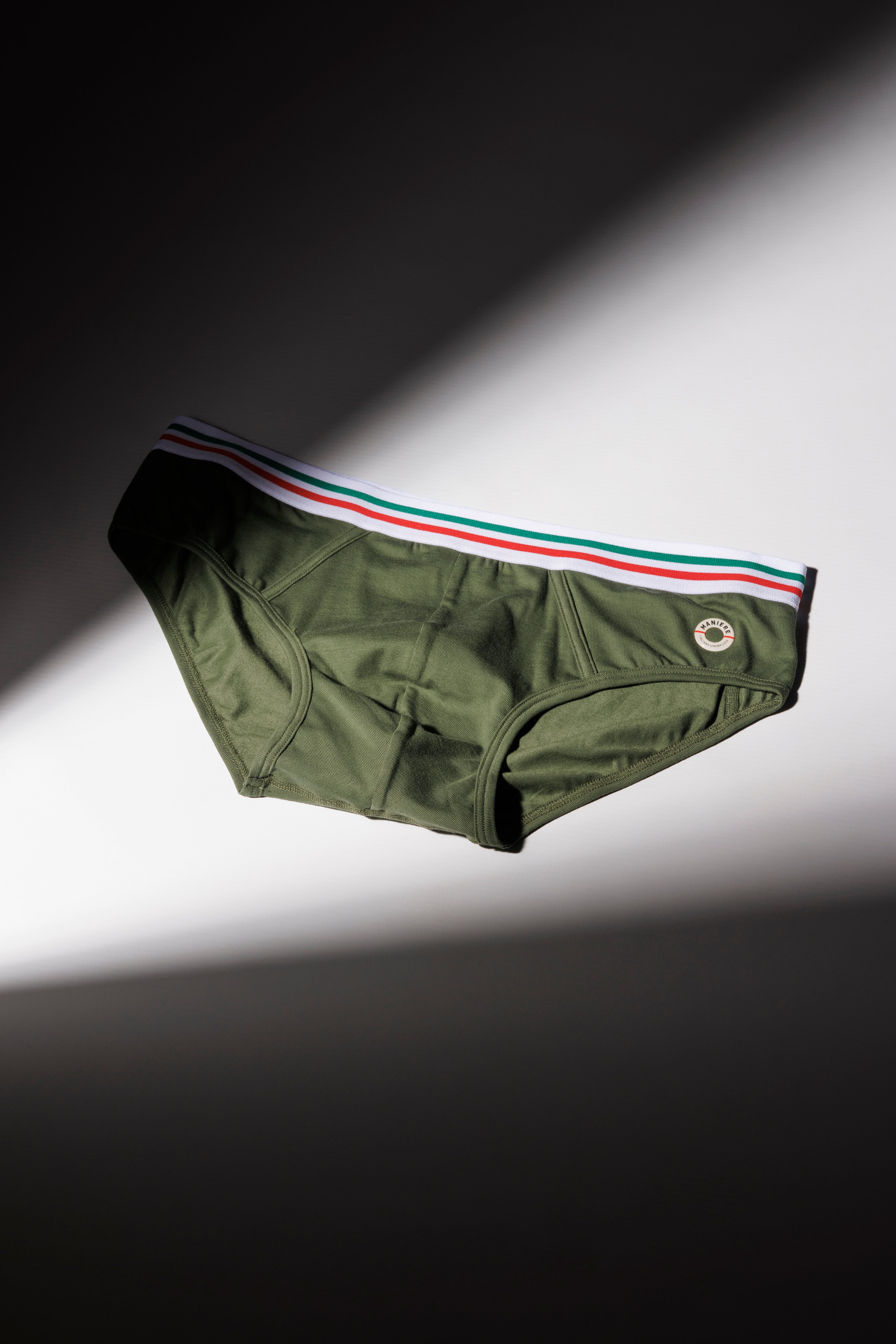 PACK T-SHIRT + BRIEFS TRICOLOR GREEN