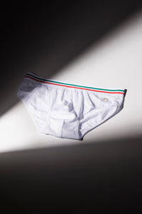 PACK T-SHIRT + BRIEFS TRICOLOR WHITE