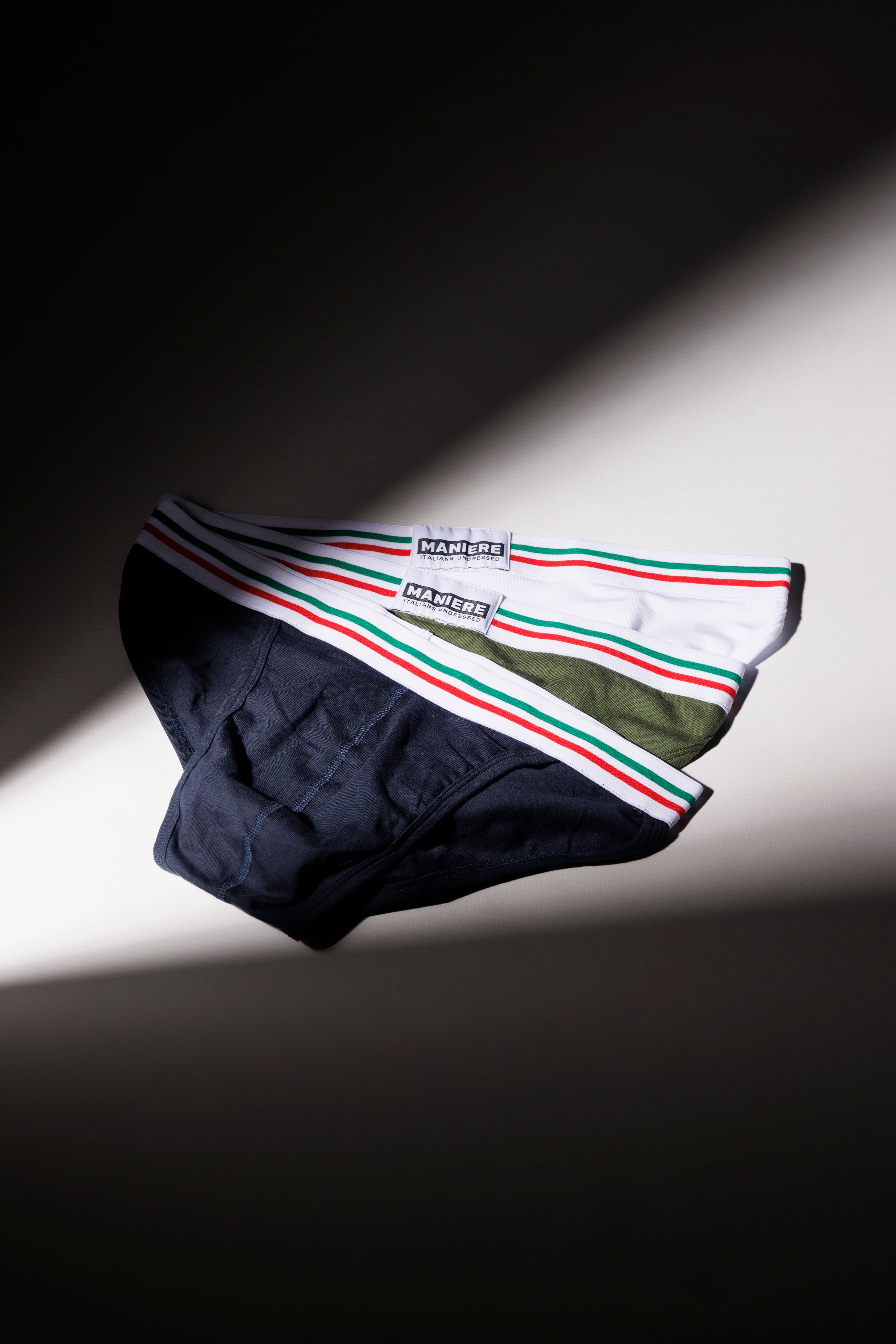 PACK 3 SQUAT BRIEFS TRICOLOR
